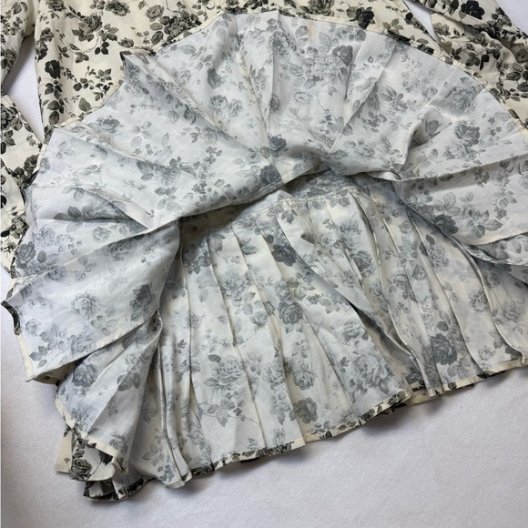 Tuckernuck Faded Roses Long Sleeve Drop Waist Tate Mini Dress - Picture 11 of 15